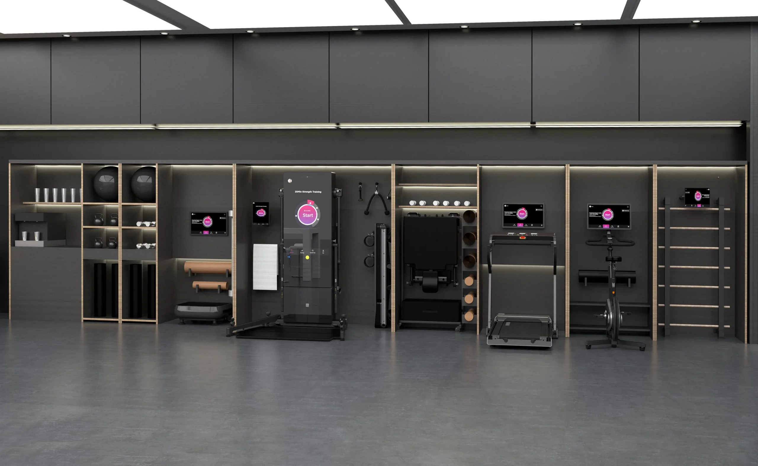 AnyFit Studio geniş kurulum